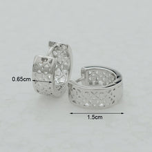 Anniyo High Quality Silver Color Stud Earrings for Women/Girl,Sporty Jewelr