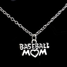 Letter Words BASEBALL MOM Chain Necklace Mother's Day Choker Love Mommy Fam