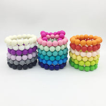 BPA FREE Silicone beads bracelet Baby Teething Jewelry,Food grade Safe for
