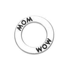 HAEQIS High Quality MOM Circle Alloy Charms Vintage Connector Charms Mother