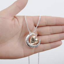 Silver/Gold Fahion Jewelry Women Message Pendant Gift for Mom Love you Than