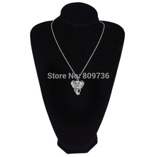 2017 Boho Antique Silver Necklaces Pendants Ethnic Elephant Choker Necklace