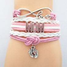 drop shipping infinity love mom bracelet hot sale mom love kids bracelet fo