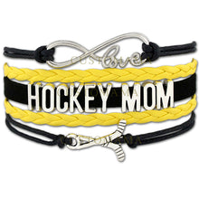 (10 PCS/Lot) Infinity Love Hockey Mom Bracelets For Women Men Charm Gift fo