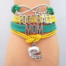 SANDEI Jewelry Infinity Love football MOM Bracelet  friendship Bracelets B0