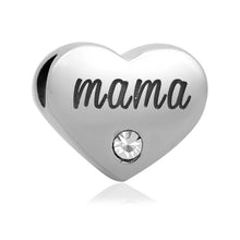 my shape Love Sister Wife Nana Aunt Mom With Clear Crystal Family Stainless