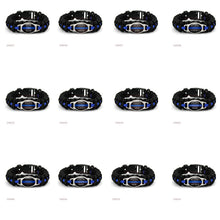 (10 PCS/lot) BACK THE BLUE LIVES MATTER THIN BLUE LINE Paracord Survival Wi