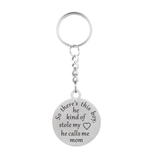 Newest Silver Stainless Steel Engrave So there's this boy he calls me mom P