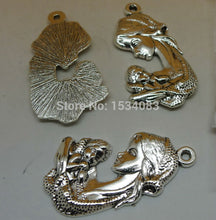 Free shipping 2pcs 40*21mm mom Blessed Virgin Mary baby charms pendant diy
