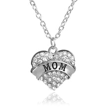 New Mothers Day Gift Children Necklace Mom Baby Child Family Love Rhineston