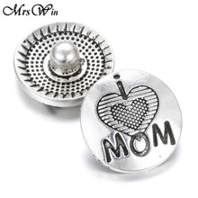 10pcs/lot New hot sale snap bracelet  MOM Snap buttons Jewelry 18mm Metal S