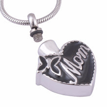 Eternally Loved Mom In Heart Cremation Jewelry Ashes Urn Locket Keepsake Ne