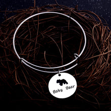 MAMA Bear Cute Animal Family Love Mother's Birthday Gifts Charm Bracelet Wo