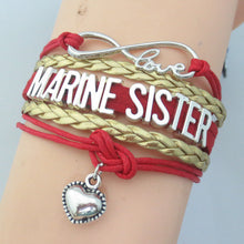 drop shipping Infinity Love United States Marine Corps Wrap Bracelet Marine