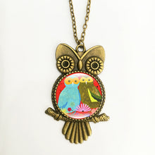 Vintage retro style Alloy OWL Pendant Long Chain Necklace Jewellery for fri