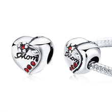 V.YA "Mom" Beads fit for Pandora Necklace Bracelet DIY Bead Charm for Jewel