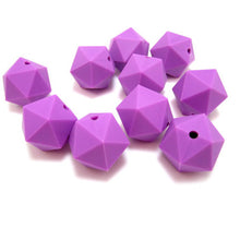 Icosahedron 10pcs Silicone Beads for Teething Necklace Nursing Necklace New