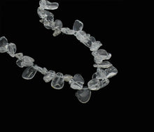 YYW Women Mom Natural Clear Quartz Stone Necklace Free Size Nuggets White Q