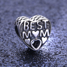 CODY COBY 925 Sterling Silver Best MOM Charms Fit Pandora Bracelet Unique D