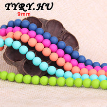 200pc 3 Sizes Round Beads 9mm 12mm 15mm Silicone Teething Beads Mix & Match