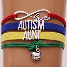 Infinity Love Autism Mom/Nana/Grandma / Mimi/ Aunt/Sister/Dad etc Bracelets