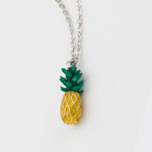 SUTEYI Cool Design Tiny Pineapple Fruit Cute Charm Long Chain Pendant Neckl