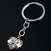 Crystal Heart Keyring Mom NaNA Niece Aunt Sister Best Friend Keychain Mothe