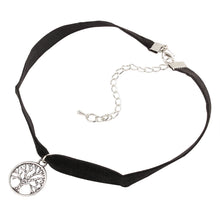 New Arrival Unique Vintage Mom Tree Choker Necklace Fashion Black Velvet Br