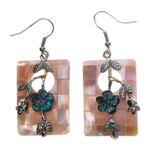Natural shell flower drop dangle earrings fashion jewelry mothers day gifts