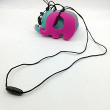 BPA Silicone baby Teething pendant silicone Teething Elephant pendant Food