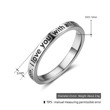 925 Sterling Sliver Rings for Women Fashion Style Rings Love Rings for Mom