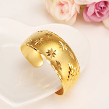 Bangrui African Bangles for Women's Gold Color Dubai Jewelry Ethiopian Bang