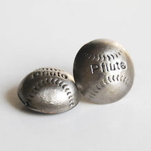 3D Baseball Ball Earrings Personalized Baseball Post Earrings Sports Hobby