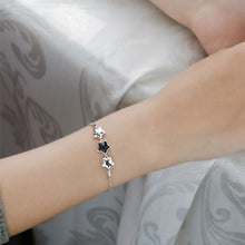 SILVERAGE Real 925 Sterling Silver Star Bracelet for Women Fine Jewelry Thr