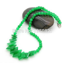 Green Necklace Beads Wafer Cool Statement Necklace Accessories Beauty Jewel