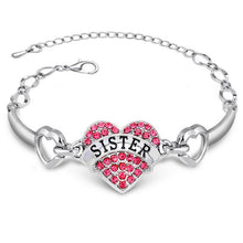 New Best Friends Bracelets Women Sister Mom Hope Letters Bracelet Silver Cr