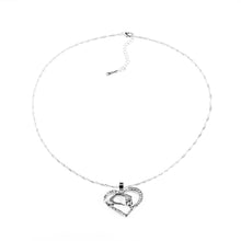 eejart  mother baby heart pendant mom daughter son child family love Cubic