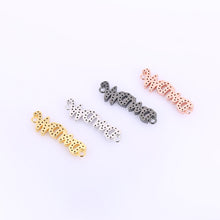 2017 New Fashion Copper Accessories Inlaid Black Zircon Rhinestone Mama Let
