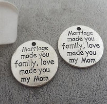 High Quality 20 Pieces/Lot Diameter 25mm Fine Letter Printed Love Made You