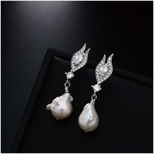 Hongye Mother's day gift! Natural Freshwater Irregular Pearl 925 Sterling S