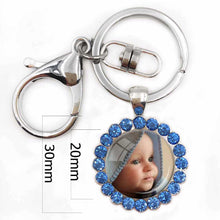 Newest 2017 Personalized Photo Key Chain Photo of Your Baby Child Mom Dad G