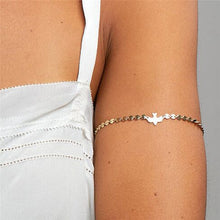 2017 Copper Sequins Arm Chain Upper Cuff Harness Arm Bracelet Peace pigeon