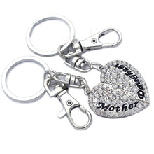 1 pcs Fashion Jewelry Mom and Daughter Key Chain Key Ring Bag Charm Gift Mo