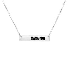 Fashion Mama Bear maxi necklace women jewelry Bar Necklace animal jewelry F