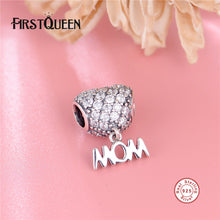 FirstQueen 2017 New Authentic 925 Sterling Silver Dangle Mom Romantic Heart
