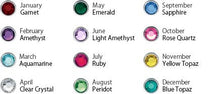 Baby Feet Necklace New Arrival Birthstone Necklace Custom Any Names Best B