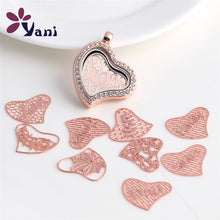 20pcs/lot Free Shipping 22mm Heart Shape Mom Floating Plates Window Plates