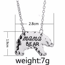 Bespmosp 24PCS/Lot Wholesale 2017 Hot Design Mama Bear Silver Plated Pendan