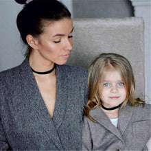 New Fashion Christmas gift Mom and Daughter Choker Necklace Black Red White