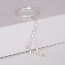 2016 Love Dopamine keychain  Structural Formula Chemical keychains Love Hap